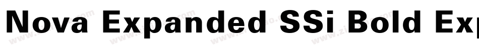 Nova Expanded SSi Bold Expanded字体转换